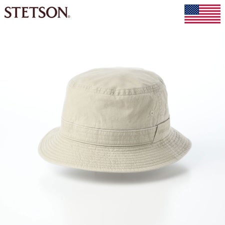 ステットソンの布帛ソフトハット COTTON OVERDYE WASHED HAT（コットンオーバーダイウォッシュドハット） SE076 オリーブ