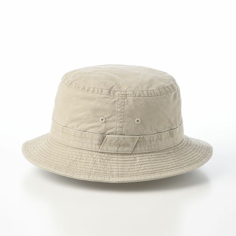 ステットソンの布帛ソフトハット COTTON OVERDYE WASHED HAT（コットンオーバーダイウォッシュドハット） SE076 オリーブ