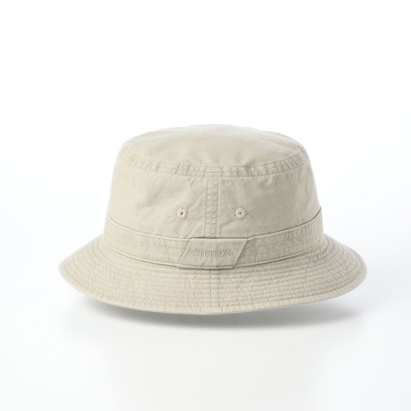 ステットソンの布帛ソフトハット COTTON OVERDYE WASHED HAT（コットンオーバーダイウォッシュドハット） SE076 オリーブ