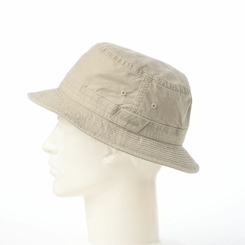 ステットソンの布帛ソフトハット COTTON OVERDYE WASHED HAT（コットンオーバーダイウォッシュドハット） SE076 オリーブ
