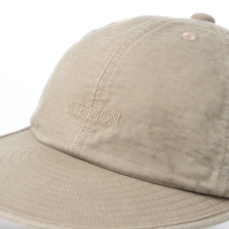 ステットソンのキャップ COTTON OVERDYE WASHED CAP（コットンオーバーダイウォッシュドキャップ） SE077 ベージュ