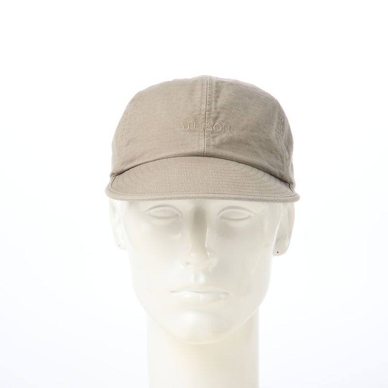 ステットソンのキャップ COTTON OVERDYE WASHED CAP（コットンオーバーダイウォッシュドキャップ） SE077 ベージュ