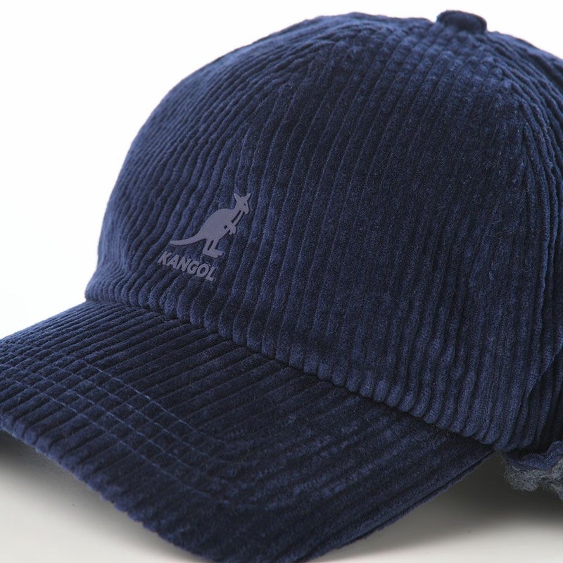 カンゴールのキャップ COZY CORD EARFLAP BB（コージーコード イヤーフラップ） ヘイジーインディゴ