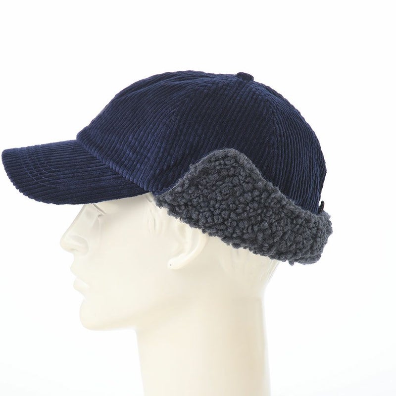 カンゴールのキャップ COZY CORD EARFLAP BB（コージーコード イヤーフラップ） ヘイジーインディゴ