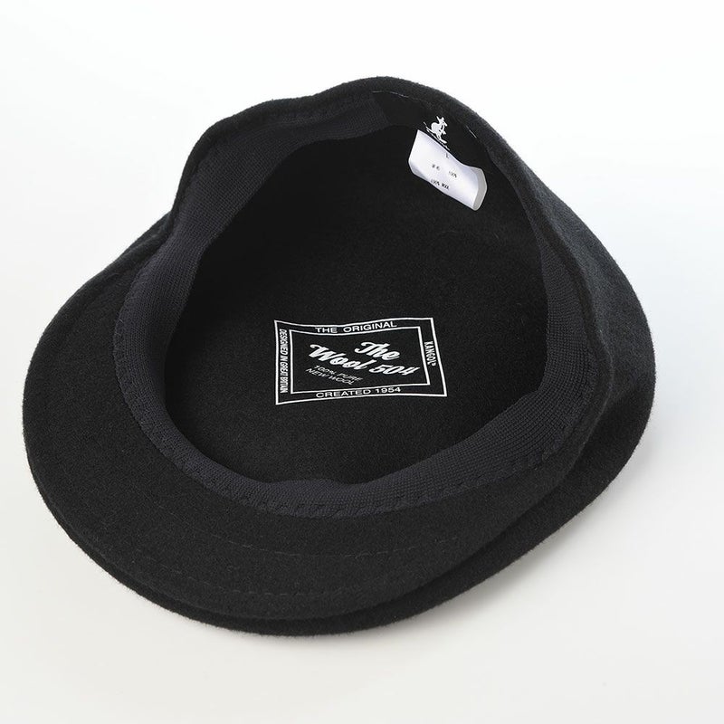 カンゴールのハンチング WOOL 504（ウール） ブラックゴールド