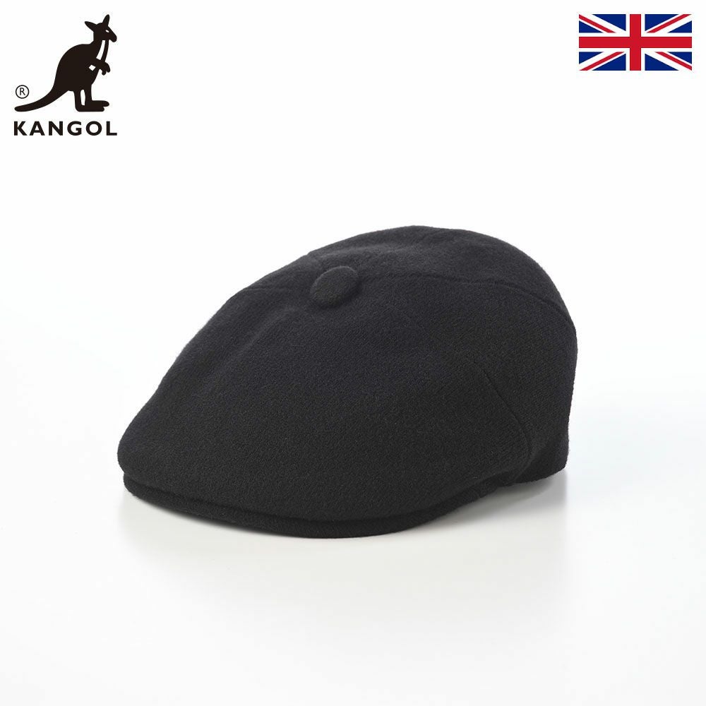 カンゴール ハンチング WOOL PANEL 575（ウールパネル） ブラック