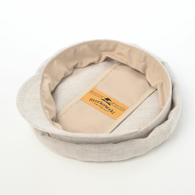 ステルコフスキーのマリンキャップ Fiddler Linen（フィドラー リネン） ベージュ