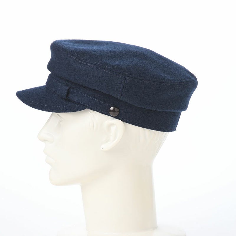 ステルコフスキーのマリンキャップ Maciejowka Wool（マチェヨフカ ウール） ネイビー