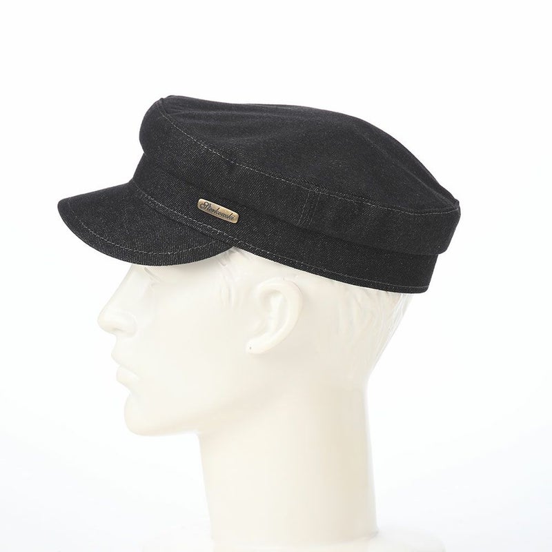 ステルコフスキーのマリンキャップ Trawler Denim（トローラー デニム） ブラック