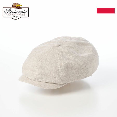 ステルコフスキーのハンチング Rowdy Linen Hunting（ラウディ リネンハンチング） ベージュ