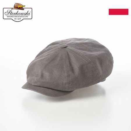 ステルコフスキーのハンチング Rowdy Linen Hunting（ラウディ リネンハンチング） グレー