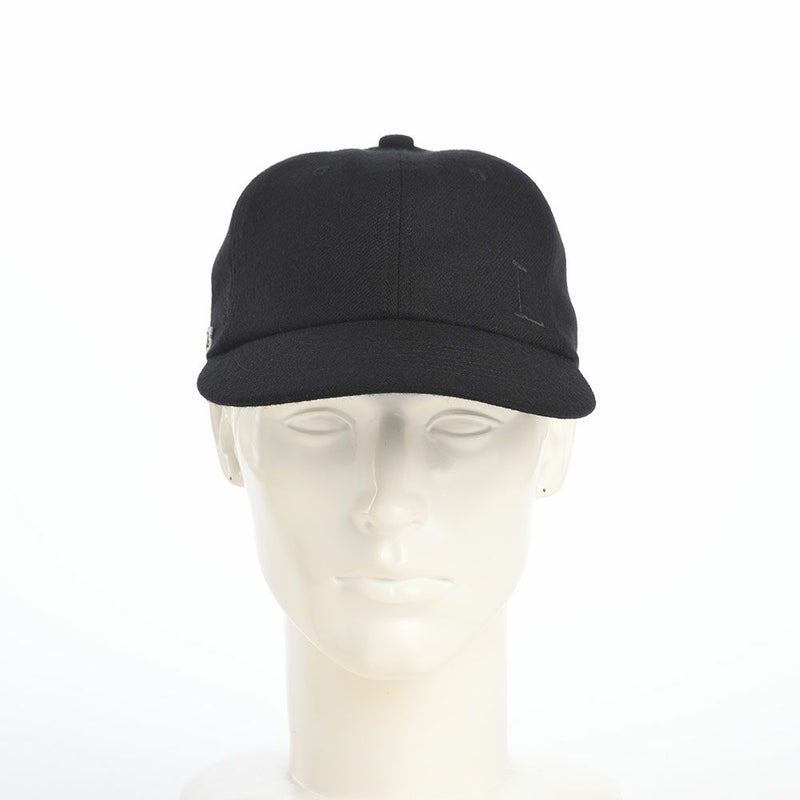 ラコステのキャップ FLANNEL CAP（フランネルキャップ） L1384 ブラック