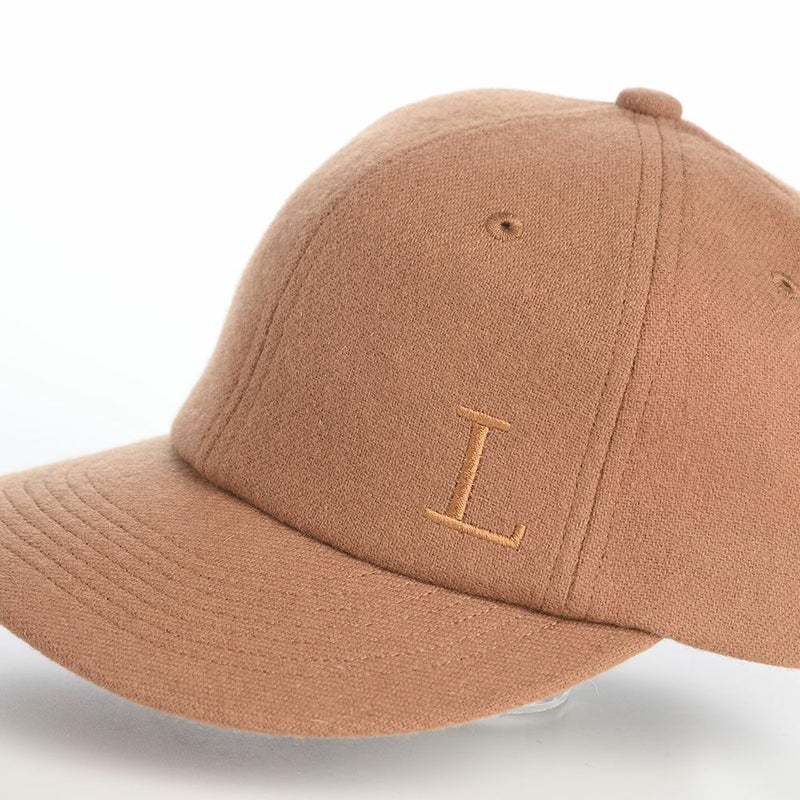 ラコステのキャップ FLANNEL CAP（フランネルキャップ） L1384 キャメル