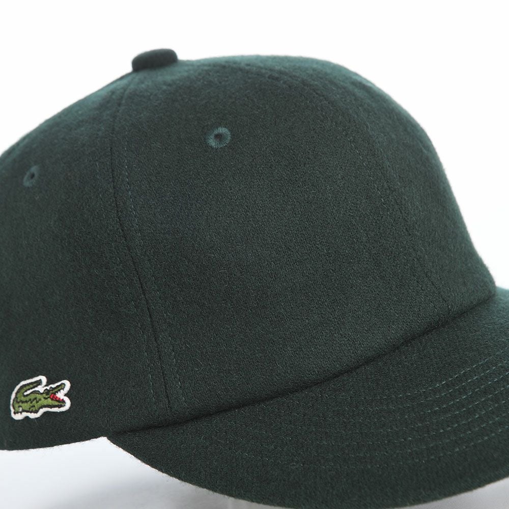 ラコステ キャップ FLANNEL CAP（フランネルキャップ） L1384 グリーン