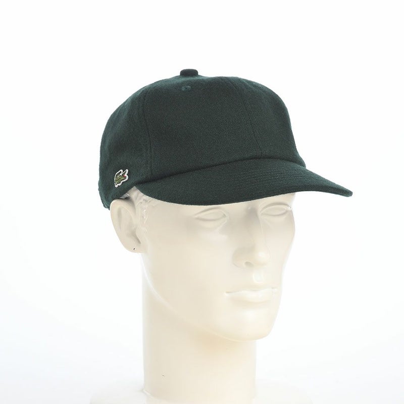 ラコステのキャップ FLANNEL CAP（フランネルキャップ） L1384 グリーン