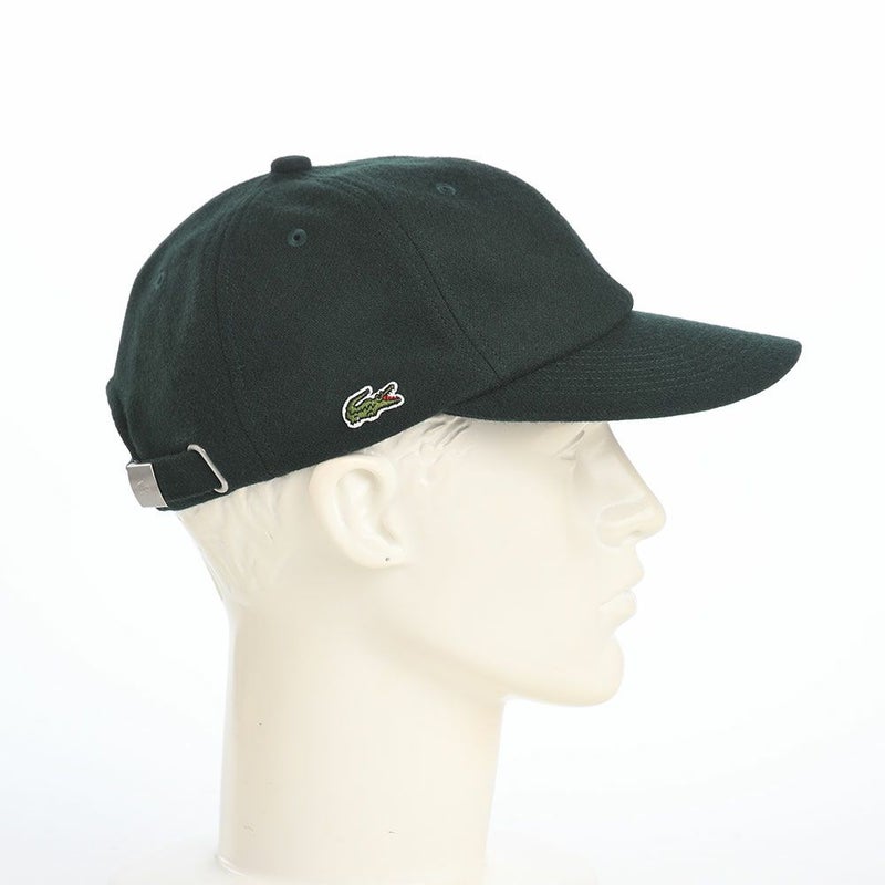 ラコステのキャップ FLANNEL CAP（フランネルキャップ） L1384 グリーン