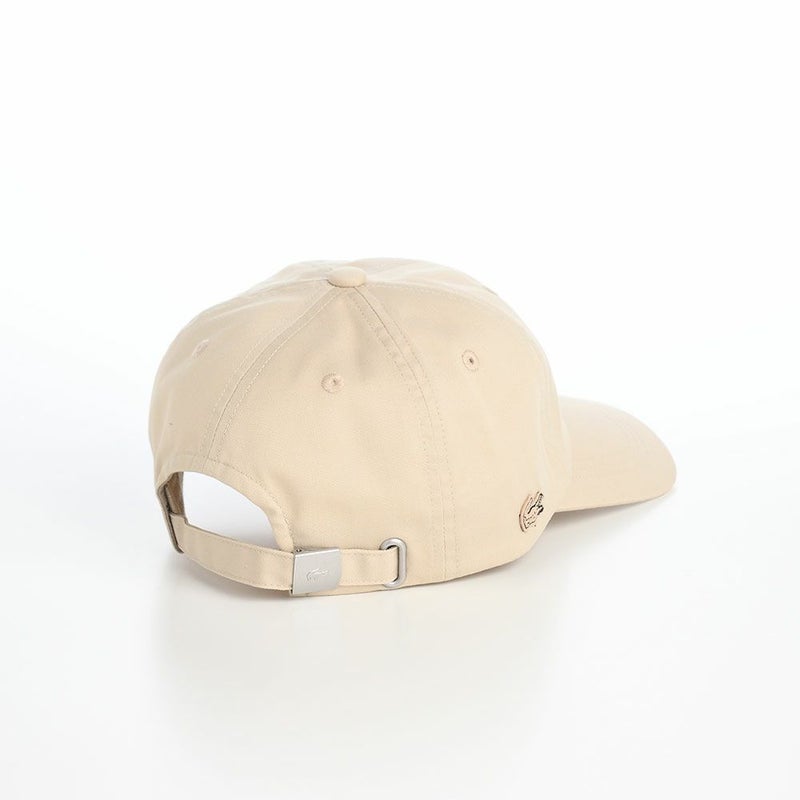 ラコステのキャップ TONE ON TONE EMB CAP（トーンオントーン エンブロイダリー キャップ） L7152 ベージュ