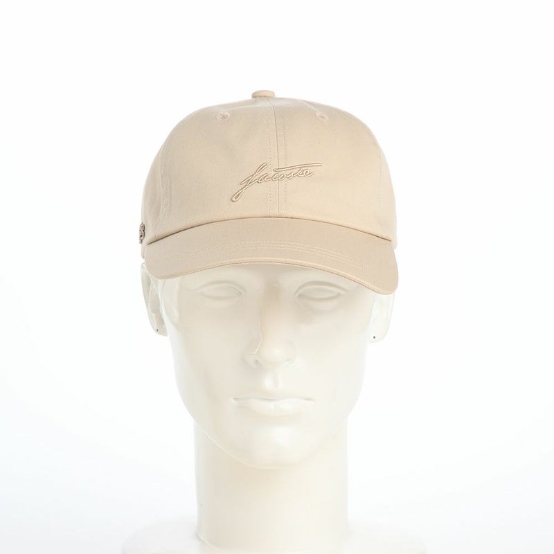 ラコステのキャップ TONE ON TONE EMB CAP（トーンオントーン エンブロイダリー キャップ） L7152 ベージュ