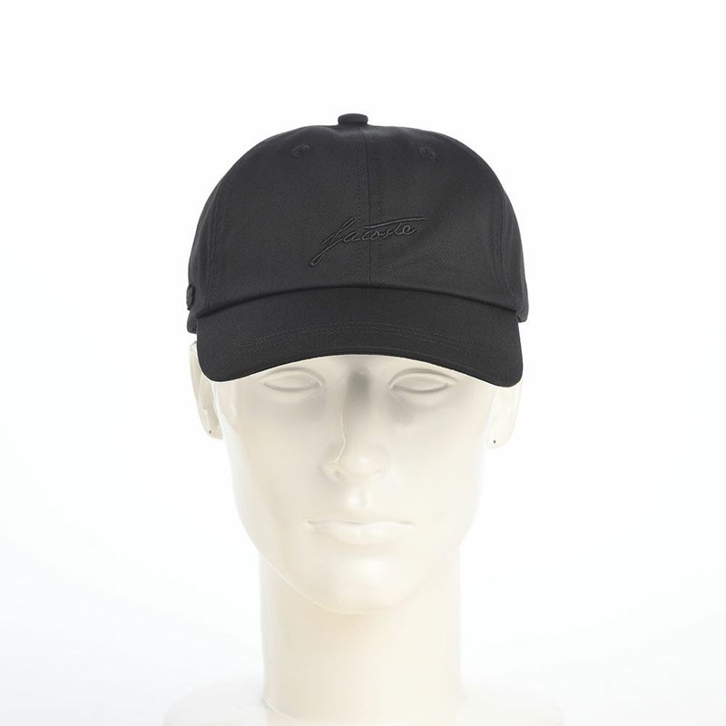 ラコステのキャップ TONE ON TONE EMB CAP（トーンオントーン エンブロイダリー キャップ） L7152 ブラック