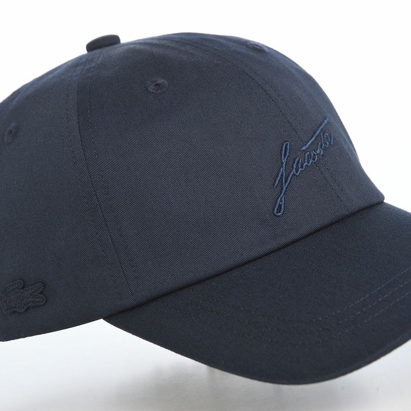 ラコステのキャップ TONE ON TONE EMB CAP（トーンオントーン エンブロイダリー キャップ） L7152 ネイビー