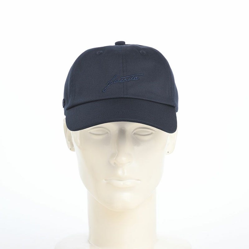 ラコステのキャップ TONE ON TONE EMB CAP（トーンオントーン エンブロイダリー キャップ） L7152 ネイビー