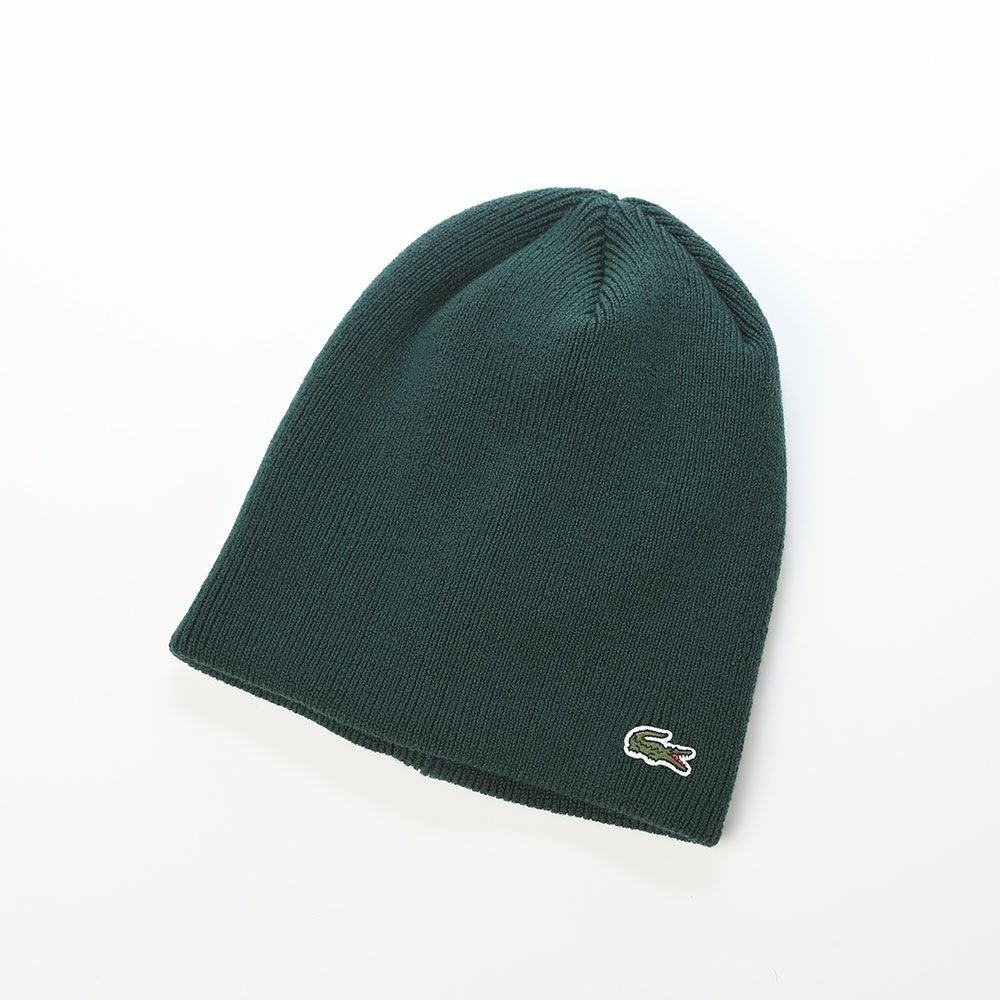 ラコステ ニット帽 WOOL KNIT BEANIE（ウール ニットビーニー） L1387