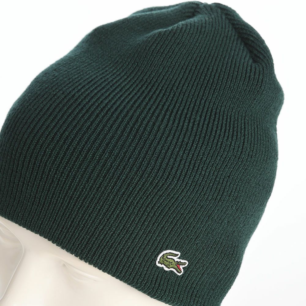 ラコステ ニット帽 WOOL KNIT BEANIE（ウール ニットビーニー） L1387