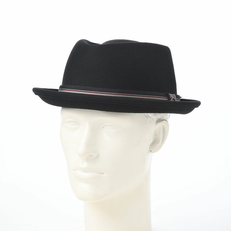 ゴットマンのフェルトハット Leather Ribbon Wool Hat（レザーリボン ウールハット） G12375 ブラック