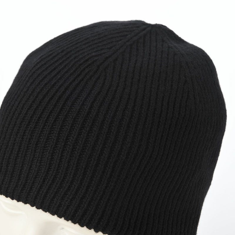 モーノのニット帽 Cooma lamb knit beanie（クーマラムニットビーニー） ブラック