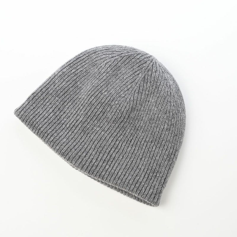 モーノのニット帽 Cooma lamb knit beanie（クーマラムニットビーニー） グレー