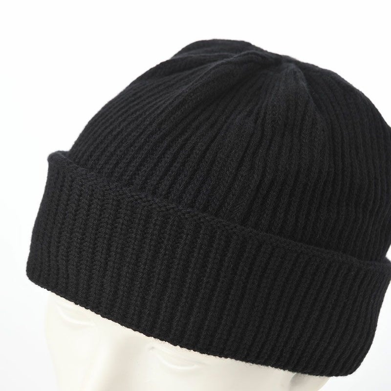 モーノのニット帽 Cooma lamb knit watch（クーマラムニットワッチ） ブラック