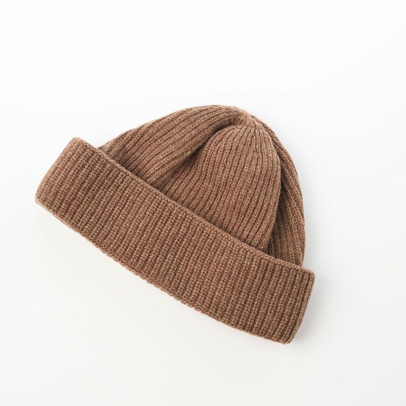 モーノのニット帽 Cooma lamb knit watch（クーマラムニットワッチ） ブラウン