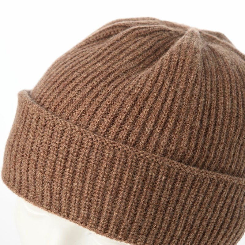 モーノのニット帽 Cooma lamb knit watch（クーマラムニットワッチ） ブラウン