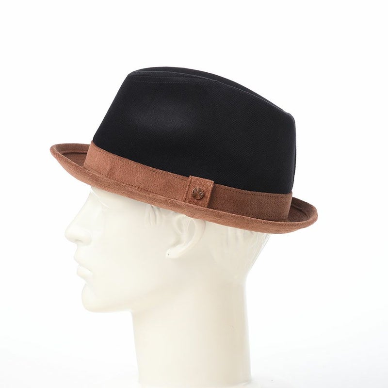 モーノのソフトハット Corduroy & Leather hat（コーデュロイ＆レザーハット） ネイビー