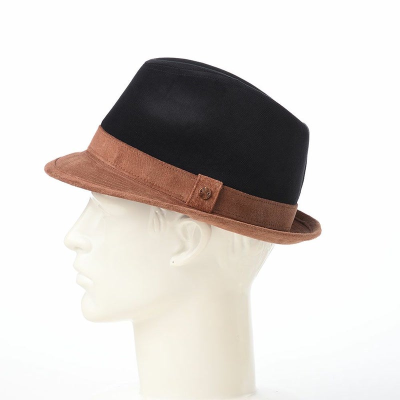 モーノのソフトハット Corduroy & Leather hat（コーデュロイ＆レザーハット） ネイビー