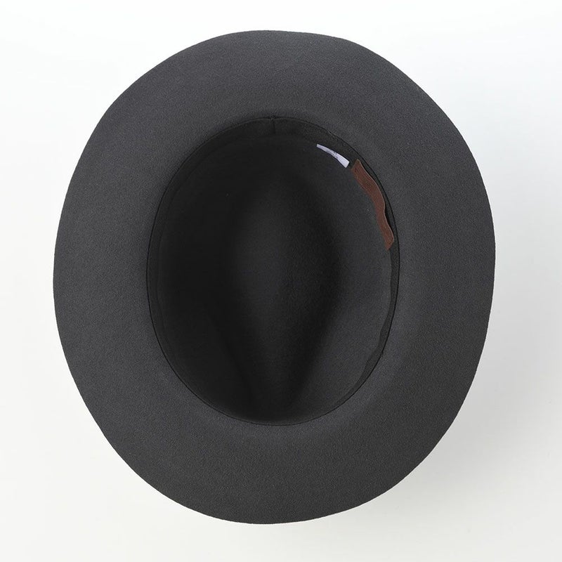 モーノのフェルトハット Crushable wool hat（クラッシャブル ウールハット） チャコール