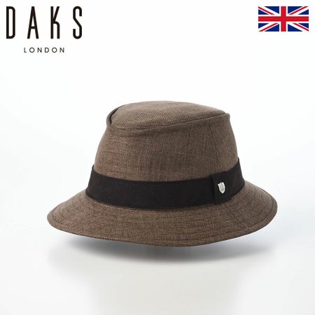 ダックスのソフトハット Manish Foldable Wash Sharkskin（マニッシュ フォルダブルウォッシュ シャークスキン） D2031 ブラウン