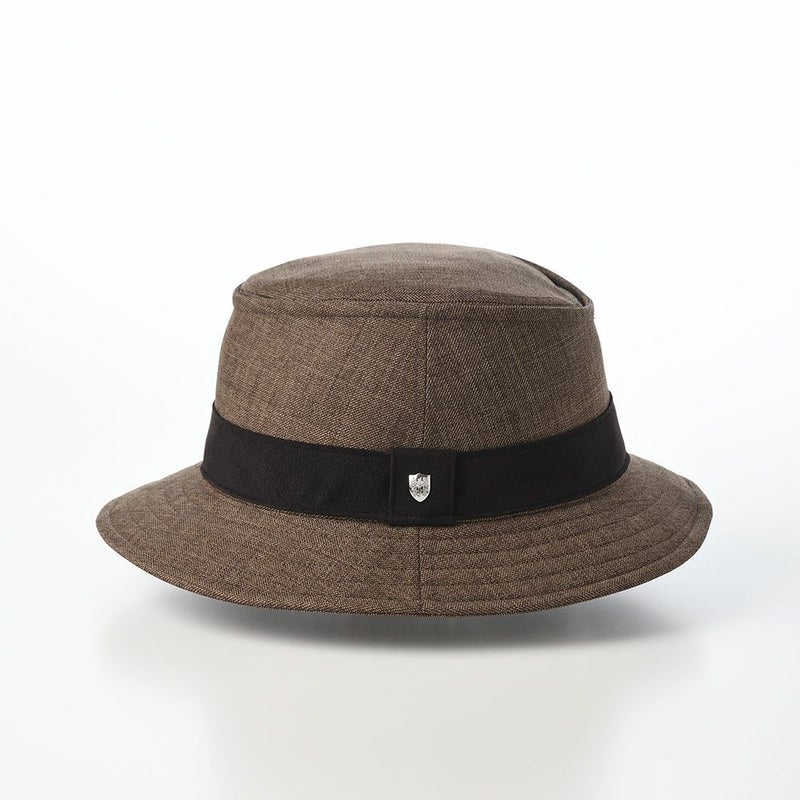ダックスのソフトハット Manish Foldable Wash Sharkskin（マニッシュ フォルダブルウォッシュ シャークスキン） D2031 ブラウン