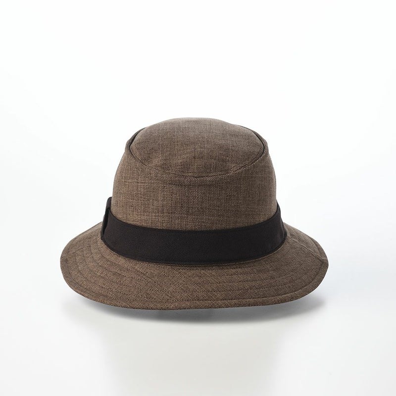 ダックスのソフトハット Manish Foldable Wash Sharkskin（マニッシュ フォルダブルウォッシュ シャークスキン） D2031 ブラウン