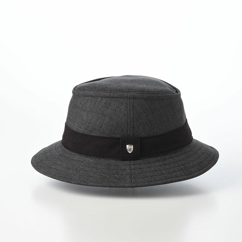 ダックスのソフトハット Manish Foldable Wash Sharkskin（マニッシュ フォルダブルウォッシュ シャークスキン） D2031 チャコール