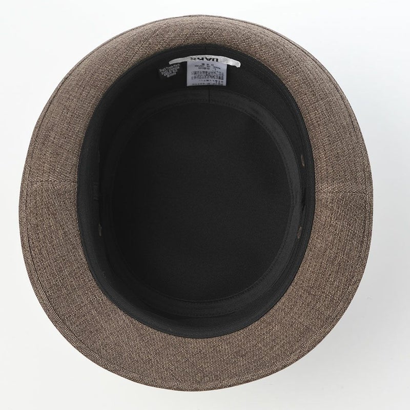 ダックスのソフトハット Alpen Foldable Wash Sharkskin（アルペン フォルダブルウォッシュ シャークスキン） D2033 ブラウン