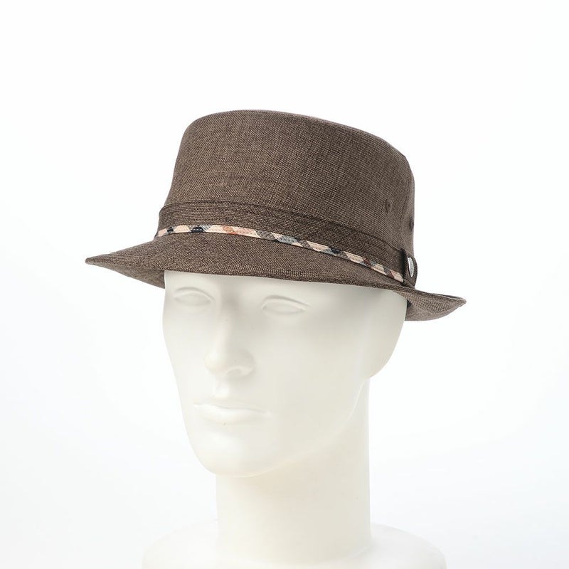 ダックスのソフトハット Alpen Foldable Wash Sharkskin（アルペン フォルダブルウォッシュ シャークスキン） D2033 ブラウン
