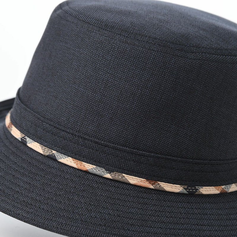 ダックスのソフトハット Alpen Foldable Wash Sharkskin（アルペン フォルダブルウォッシュ シャークスキン） D2033 ネイビー