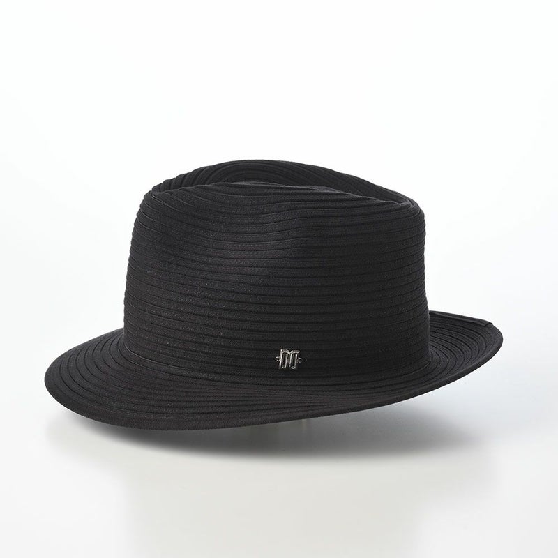 ダックスのソフトハット Manish Foldable Wash Suede（マニッシュ フォルダブルウォッシュ スエード） D2034 ブラック