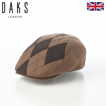 ダックスのハンチング Hunting washable Argyle（ハンチング ウォッシャブル アーガイル） D2035 ブラウン