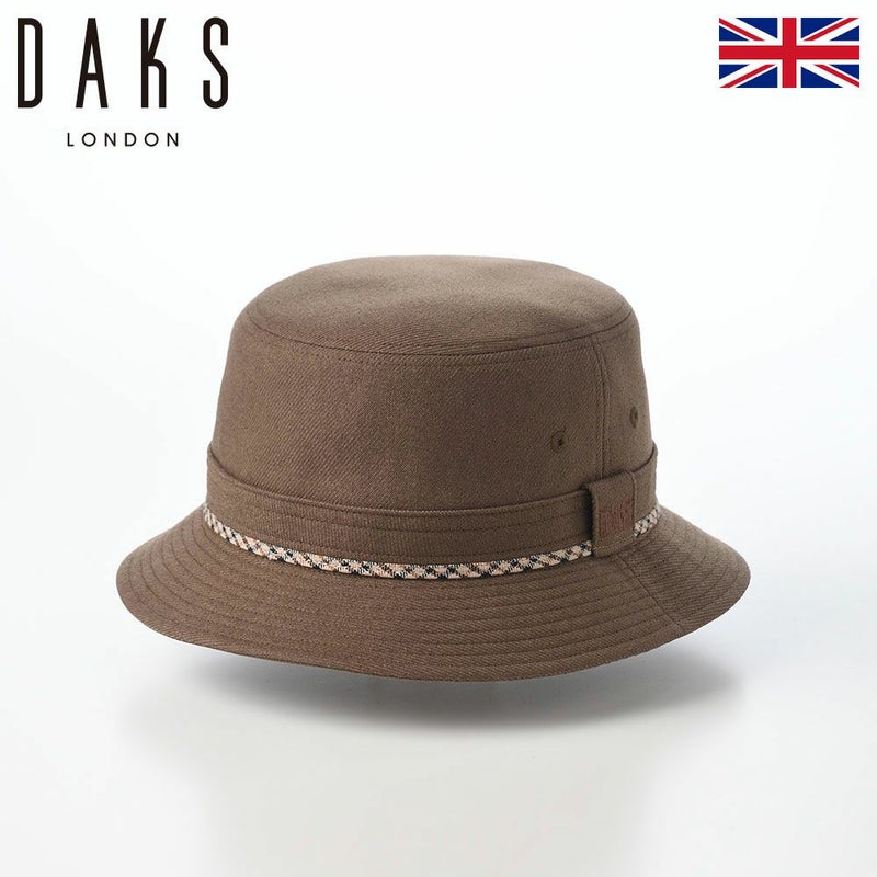 ダックスのソフトハット Safari Foldable Wash Woolly（サファリ フォルダブルウォッシュ ウーリー） D2036 ブラウン
