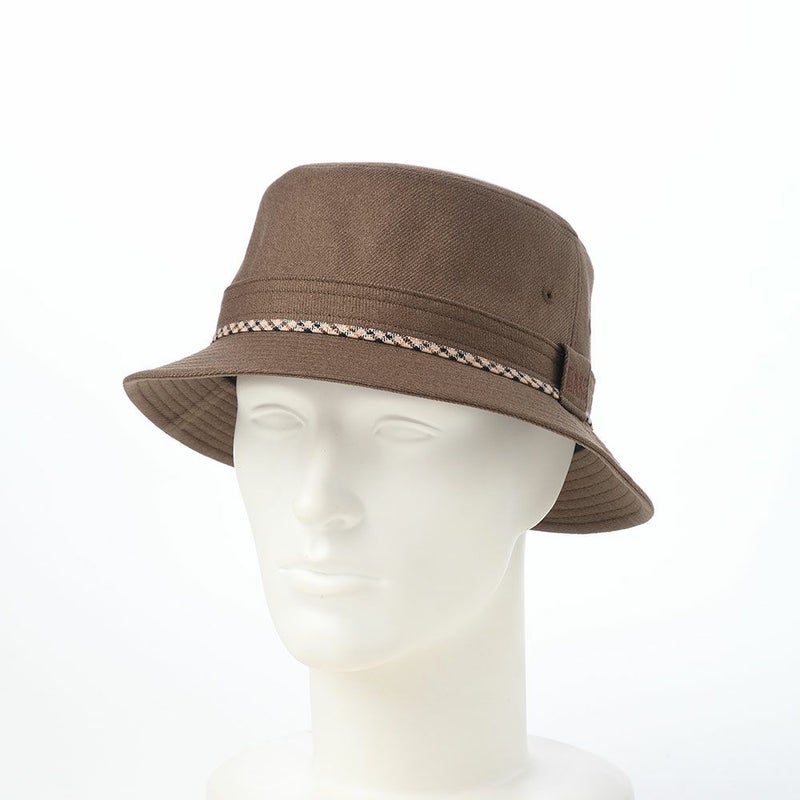 ダックスのソフトハット Safari Foldable Wash Woolly（サファリ フォルダブルウォッシュ ウーリー） D2036 ブラウン