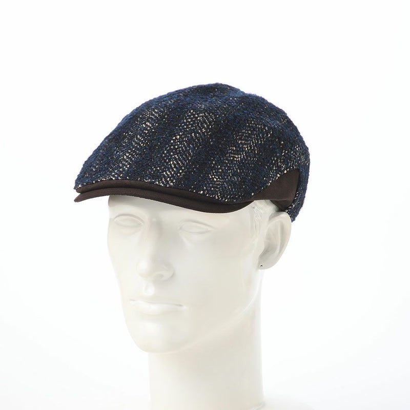 ダックスのハンチング Hunting Itarian Tweed（ハンチング イタリアンツイード） D2037 ネイビー