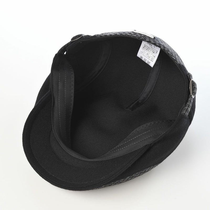 ダックスのハンチング Hunting Houndstooth Flano（ハンチング ハンチングトゥース フラノ） D2040 ブラック