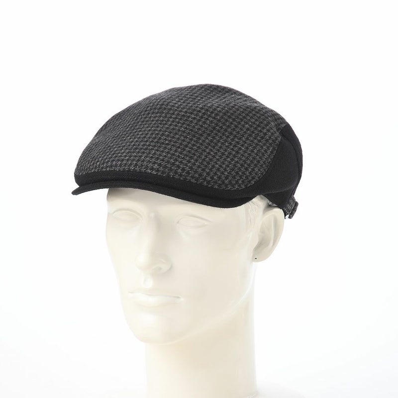 ダックスのハンチング Hunting Houndstooth Flano（ハンチング ハンチングトゥース フラノ） D2040 ブラック